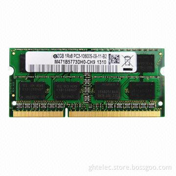 Laptop 128MB*8 DDR3 2GB RAM, memory work w/ motherboards, ETT original chips, cheap price, tested